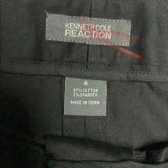 NWT Kenneth Cole Reaction black dress pants - sz 8 - Picture 5 of 10